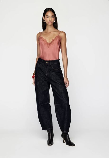 Hovedbilde MOS Nia denim jeans, mørkeblå 