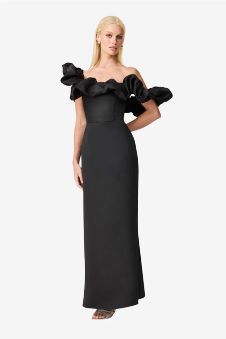 Hovedbilde Elliatt Sharon off shoulder midi dress, sort