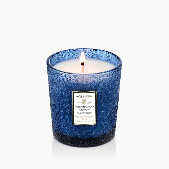 Hovedbilde Voluspa Boxed candle blå