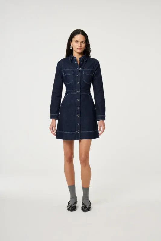 Fabienne, Ruth dress, mørk denim
