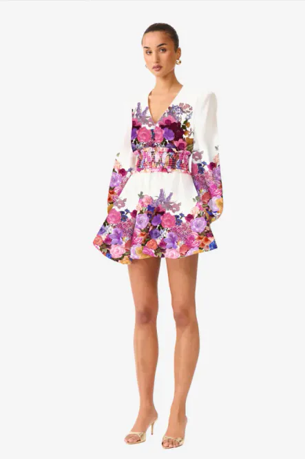 Hovedbilde Elliat Alice long sleeve mini dress, multicolor