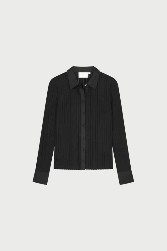 Fabienne Chapot, Georgia Bluse, sort og burgunder